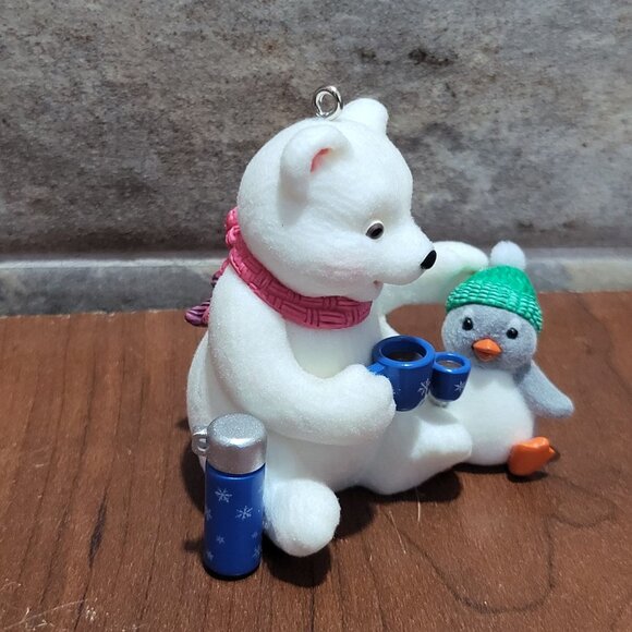 Hallmark Christmas Ornament Cold Day Warm Friends 2008 Snowball & Tuxedo - Picture 8 of 12